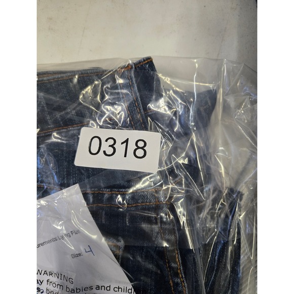 NYDJ Not Your Daughters Jeans Dark Wash Denim Raw Hem Cropped Jeans Size 4 - Picture 11 of 11